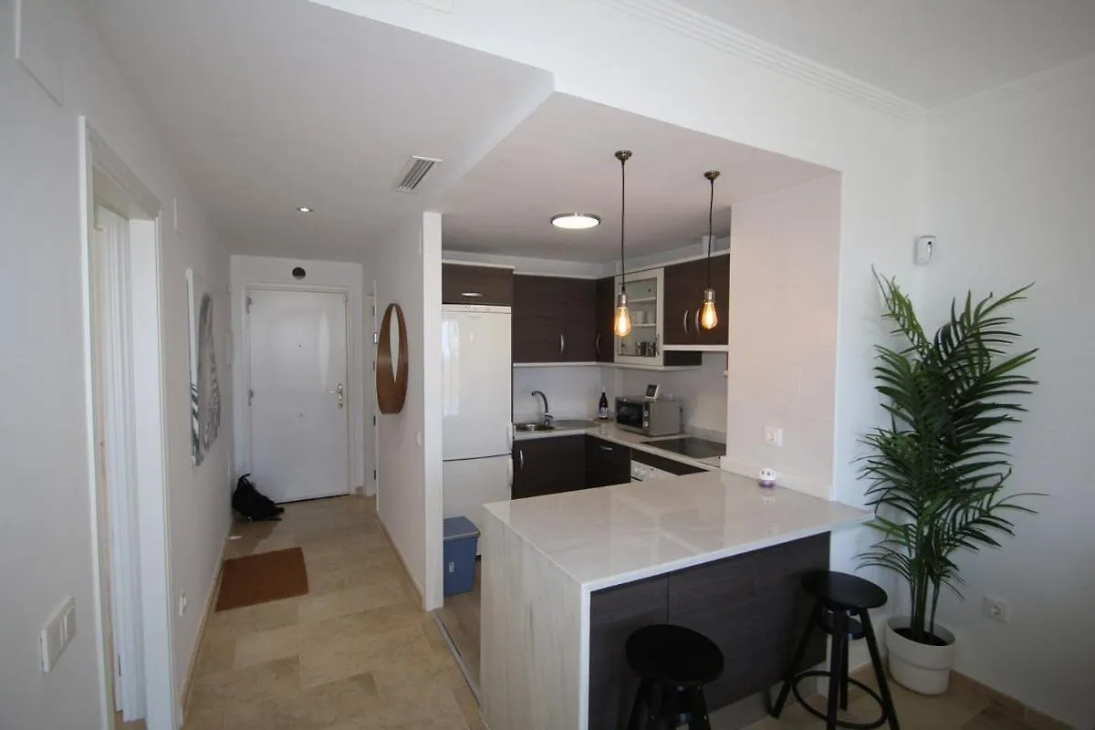 Small Oasis Nelson Mandela Apartment With Sea View, Two Bedrooms, Parking, Terrace And Pool Manilva España
