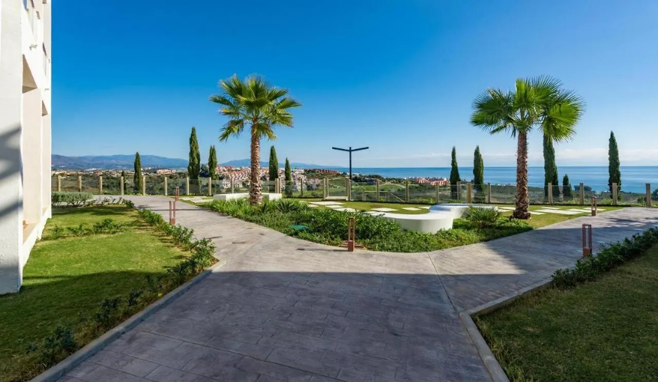 Small Oasis Nelson Mandela Apartment With Sea View, Two Bedrooms, Parking, Terrace And Pool Manilva 0*,  Spain